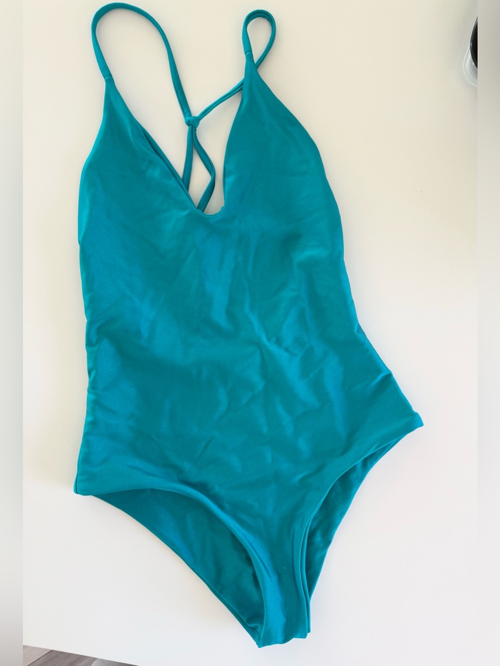 JADE Swim ‘All In’ One Piece Swimsuit Jade Green Blue Size Small
